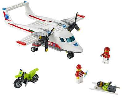 LEGO Set-Ambulance Plane-Town / City / Hospital-60116-1-Creative Brick Builders
